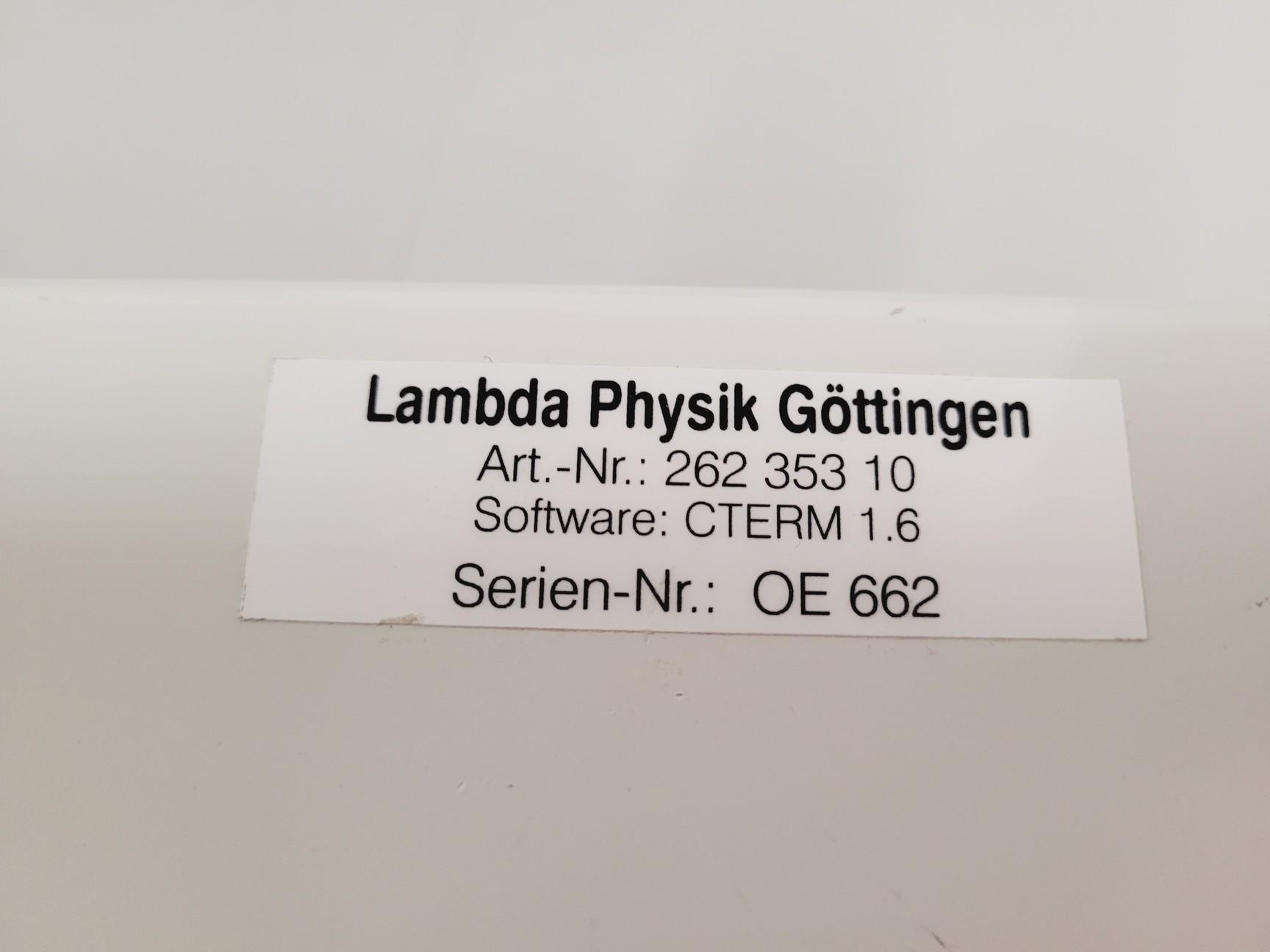 Image of Microlas GeoLas Q-Plus Excimer Laser Ablation System IC-PMS Spares/Repair Lab