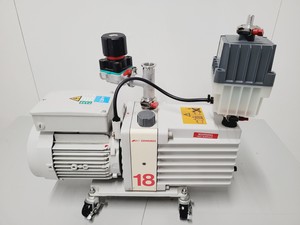 Thumbnail image of Edwards 18 Vacuum Pump Model E2M18 With Oil Mist Filter and Speedivalve