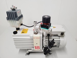 Thumbnail image of Edwards 18 Vacuum Pump Model E2M18 With Oil Mist Filter and Speedivalve