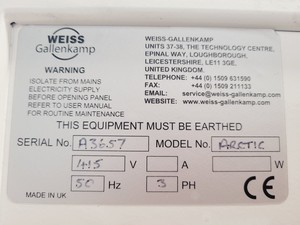 Thumbnail image of Weiss Gallenkamp Fitotron Arctic Plant Growth Chamber Ducted with Fan Faulty