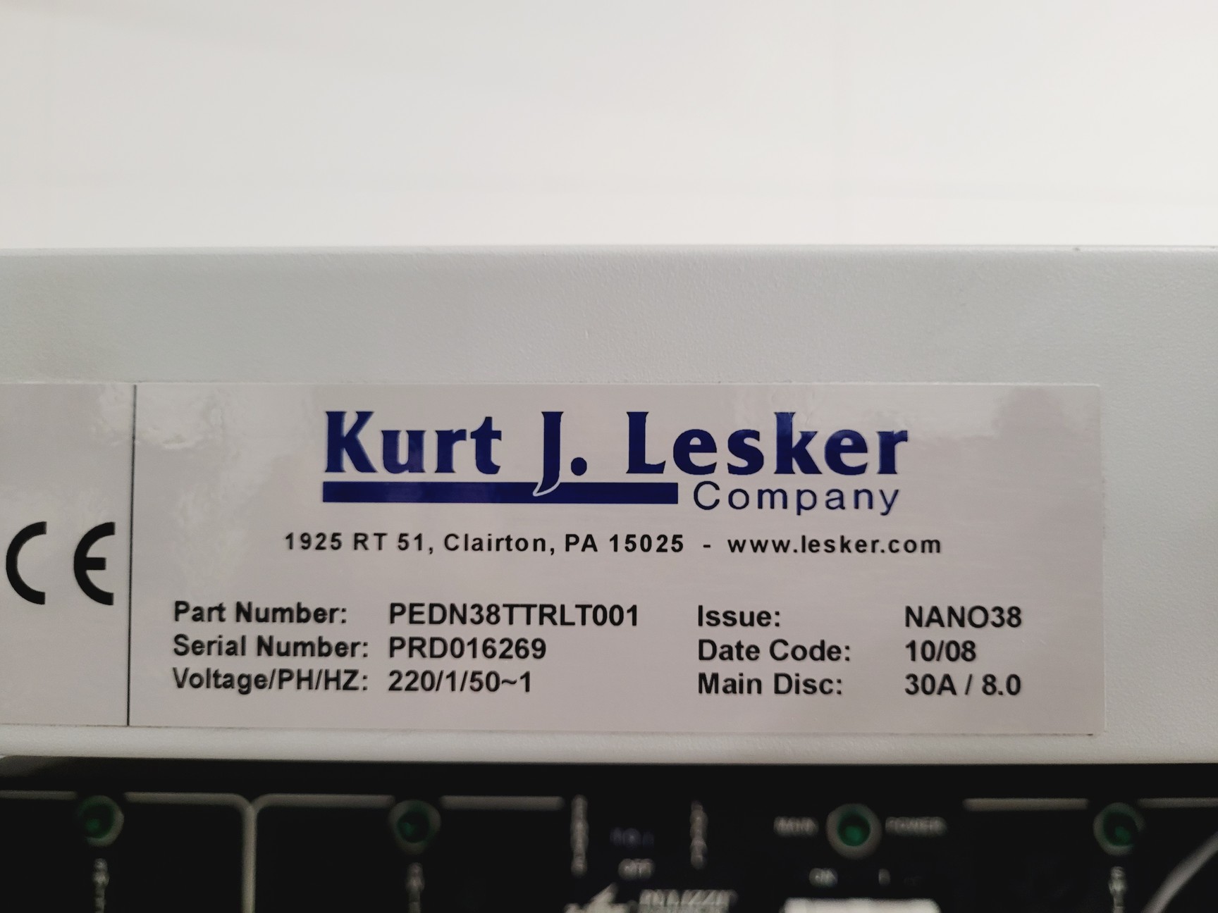 Image of Kurt J Lesker Nano 38 Thermal Evaporator Deposition System w/ PC & Software Lab