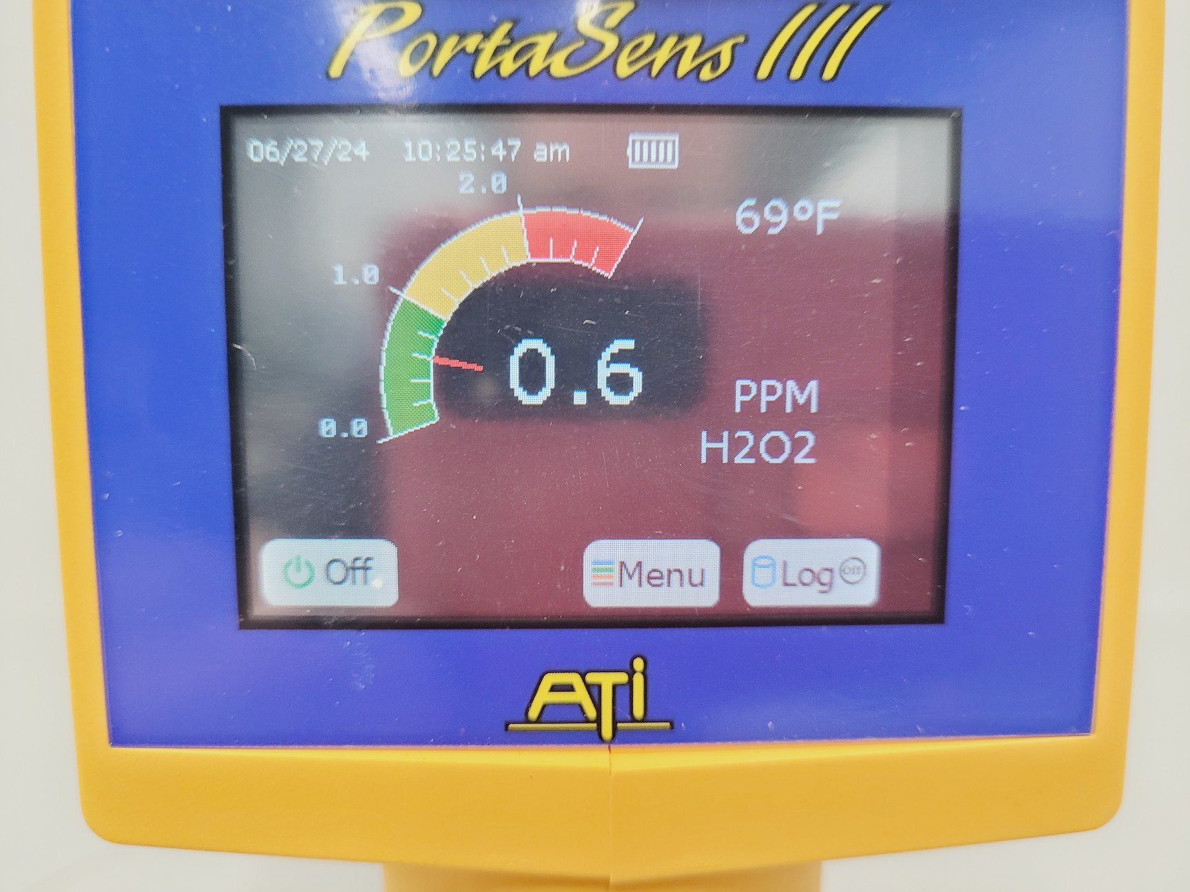 Model Kit For H2o2 ATI Portasens lll Gas Leak Detector Kit Model - D16 w/ H2O2 Sensor Lab