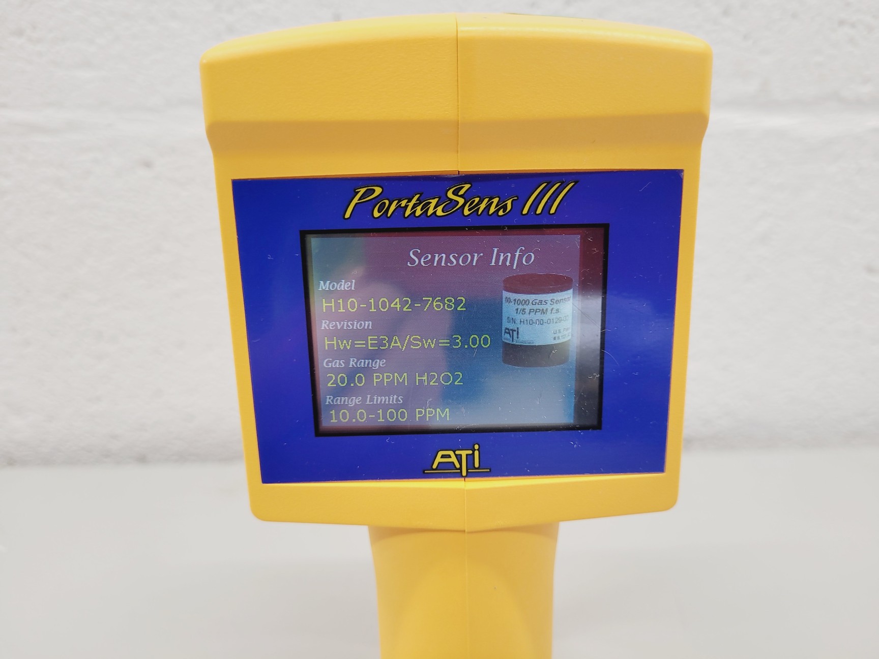 Model Kit For H2o2 ATI Portasens lll Gas Leak Detector Kit Model D16 w/ H2O2 Sensor Lab