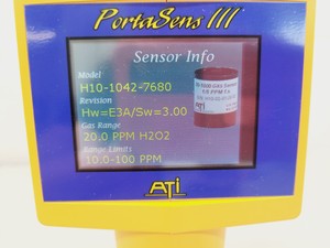 Thumbnail image of ATI Portasens lll Gas Leak Detector Model No. D16 with H2O2 Sensor Lab