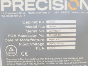 Thumbnail image of Precision CellRad Benchtop X-Ray Irradiator w/ Trolley Lab