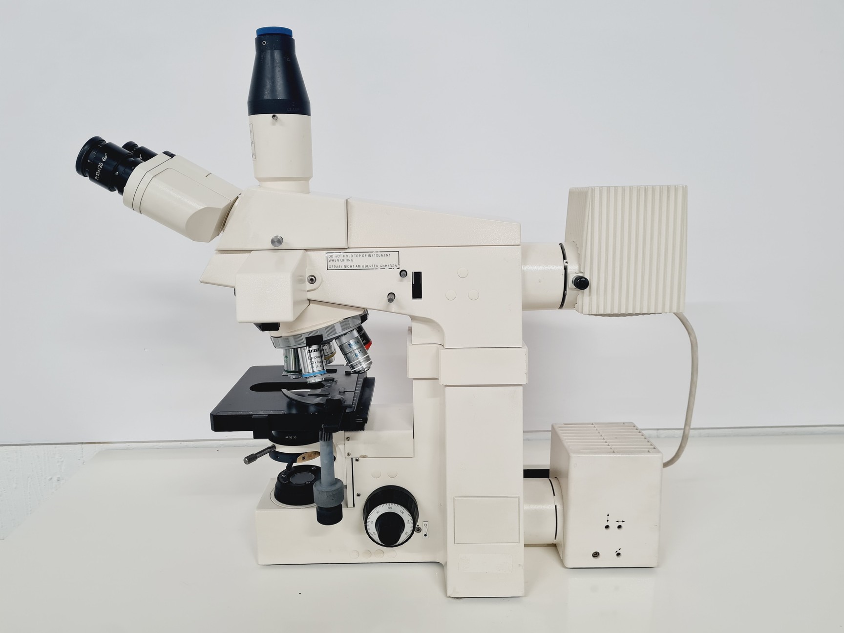 Zeiss Axioskop FS Fluorescence Microscope w/ 5 x Objectives Achropl ...