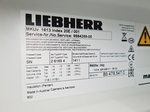 Thumbnail image of Liebherr MKUv 1613 Medical Fridge with Shelves Lab