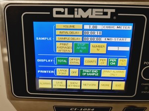 Thumbnail image of Climet CI-1054 100 LPM Particle Counter Lab