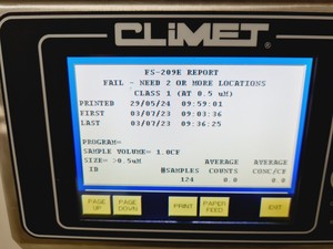 Thumbnail image of Climet CI-1054 100 LPM Particle Counter Lab