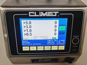 Thumbnail image of Climet Type CI-1054 100 LPM Particle Counter Lab