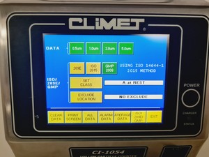 Thumbnail image of Climet Model CI-1054 100 LPM Particle Counter Lab