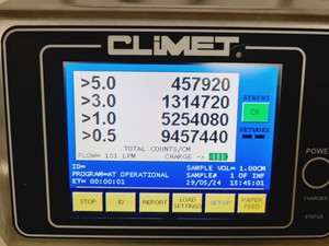 Thumbnail image of Climet CI-1054 100 Type LPM Particle Counter Lab