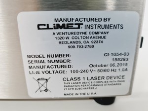 Thumbnail image of Climet Type CI-1054 100 LPM Particle - Counter Lab