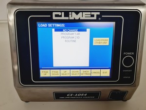 Thumbnail image of Climet Type CI-1054 100 LPM Particle - Counter Lab