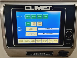 Thumbnail image of Climet Type CI-1054 100 LPM Particle - Counter Lab