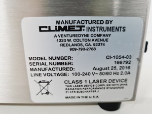 Thumbnail image of Climet Model No. CI-1054 100 LPM Particle Counter Lab 