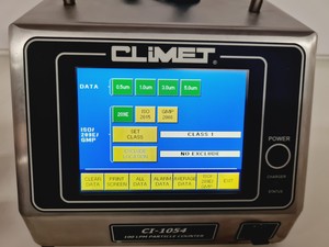 Thumbnail image of Climet Model No. CI-1054 100 LPM Particle Counter Lab 