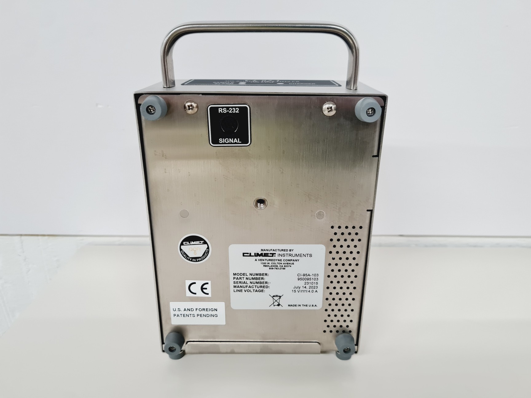Image of Climet Type CI-95A Microbial Air Sampler 100 LPM Lab