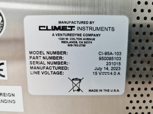 Thumbnail image of Climet Type CI-95A Microbial Air Sampler 100 LPM Lab