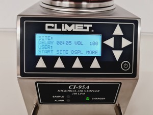 Thumbnail image of Climet Type CI-95A Microbial Air Sampler 100 LPM Lab