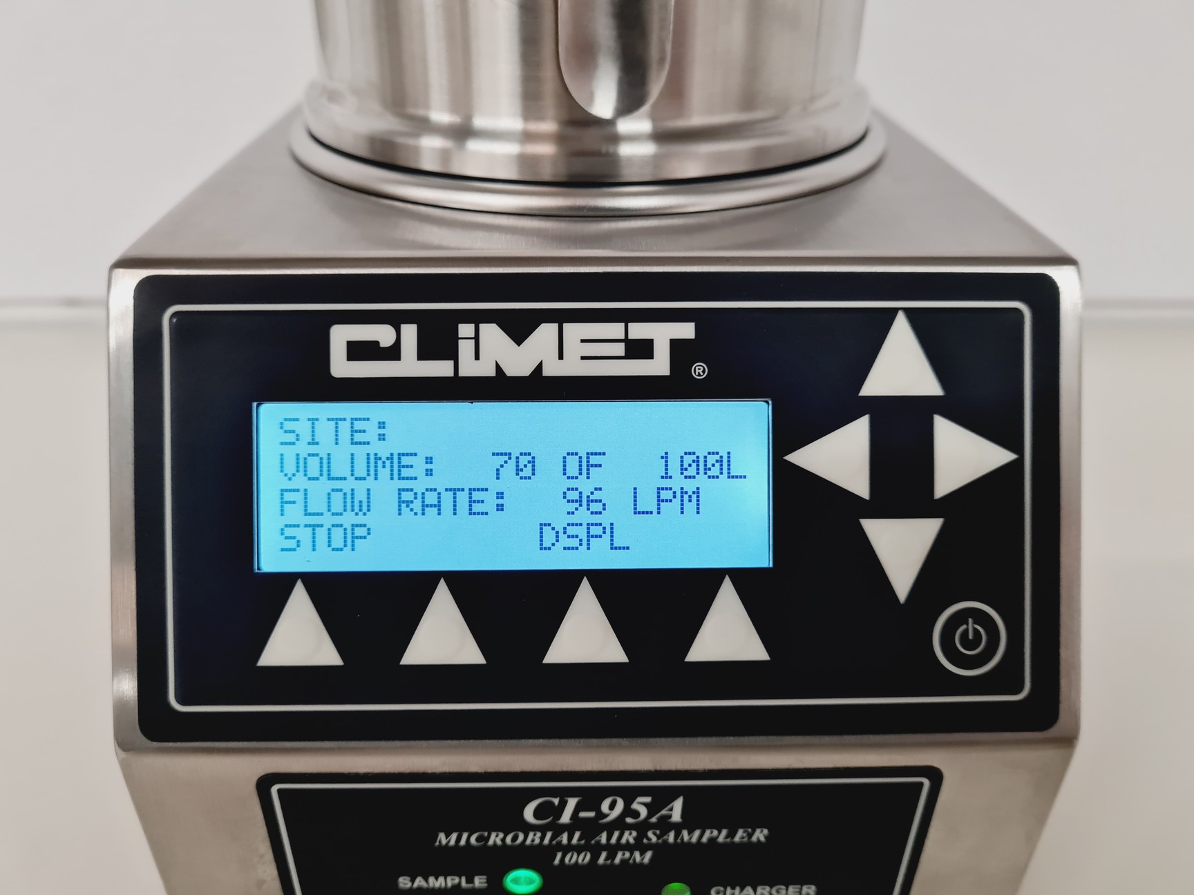Image of Climet Type CI-95A Microbial Air Sampler 100 LPM Lab