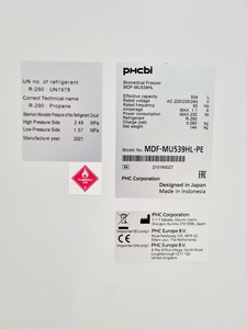 Thumbnail image of PHCBI Biomedical -30°C Freezer Model: MDF-MU539HL-PE Lab