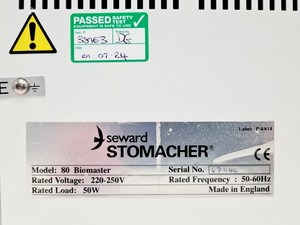 Thumbnail image of Seaward Stomacher Model: 80 Biomaster Laboratory Blender System Lab