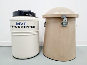 Image of MVE CryoShipper 8.5 ltr with ShipsLog 3 Temperature Data Logger Lab