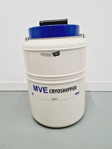 Thumbnail image of MVE CryoShipper 8.5 ltr w/ ShipsLog 3 Temperature w/ Data Logger Lab