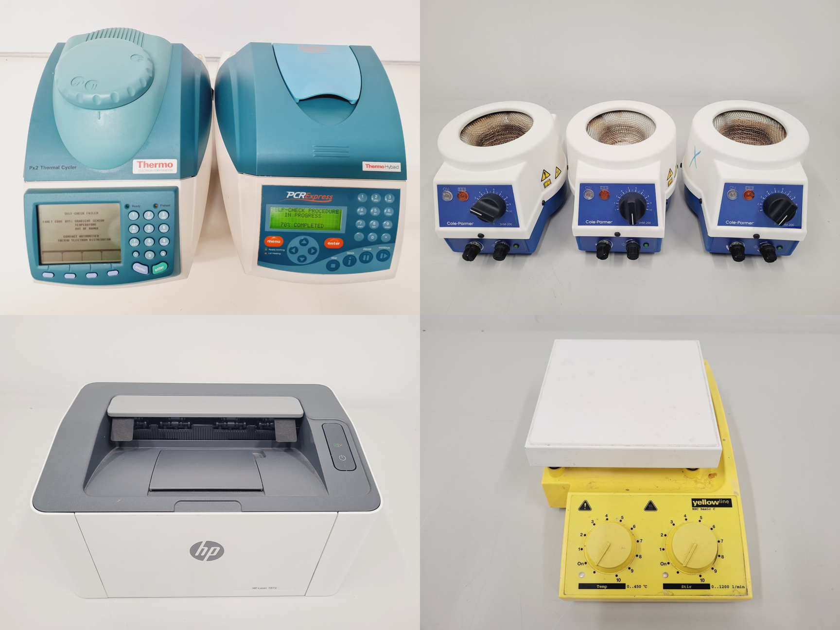 Image of Mixed Job Lot of Laboratory Equipment - IKA, Stuart, Metrohm, Kroy, Elga etc