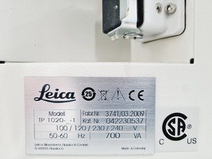 Thumbnail image of Leica TP 1020 Tissue Processor Lab