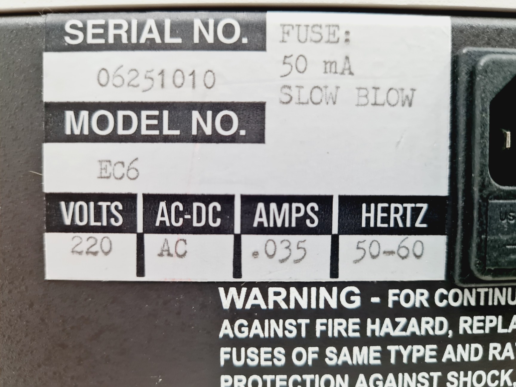 Image of Hokanson EC6 Plethysmograph & Assorted Leads Lab