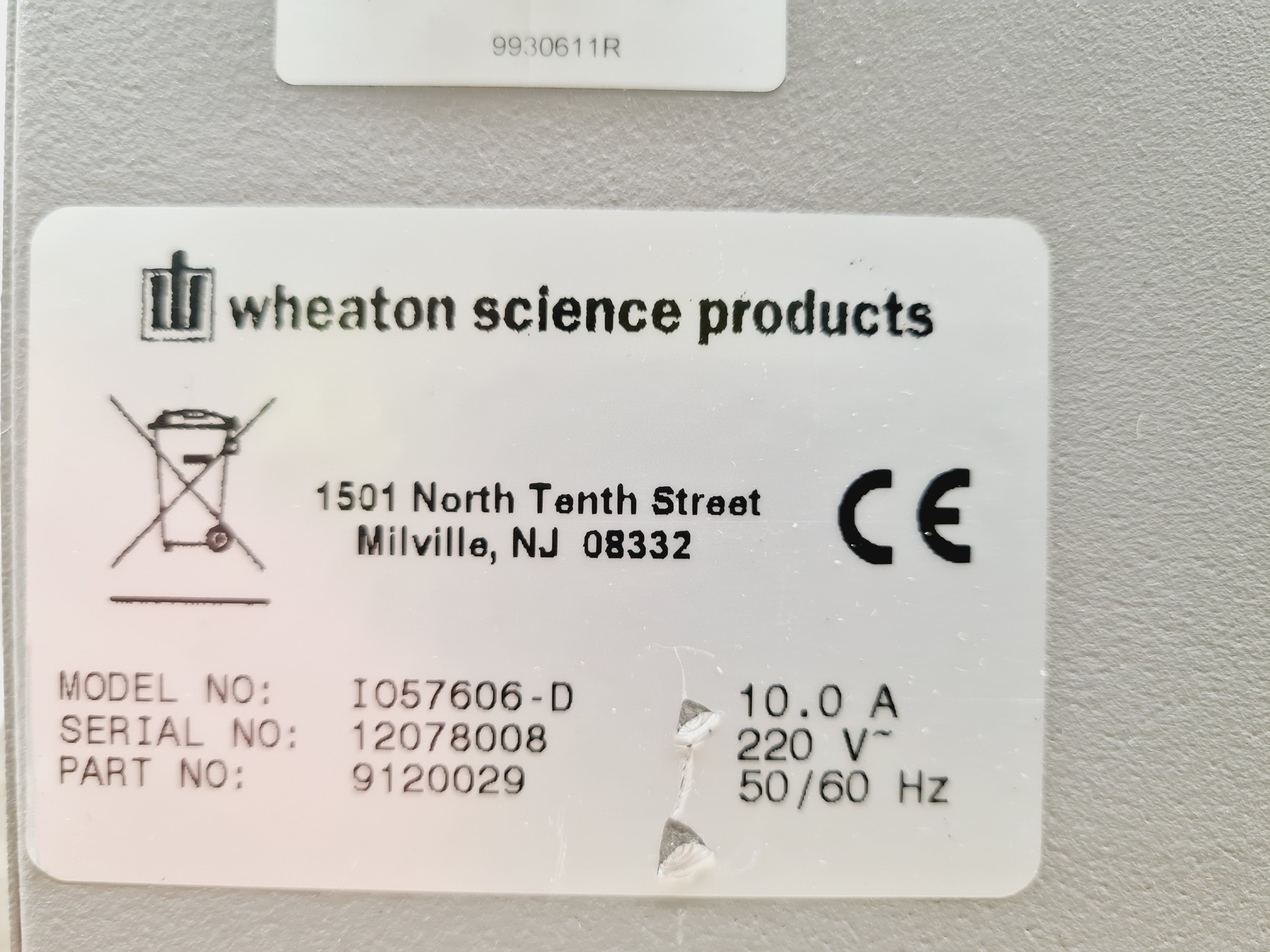 Image of Wheaton Science Products Model: 1057606-D Reach-In Co2 Incubator Lab