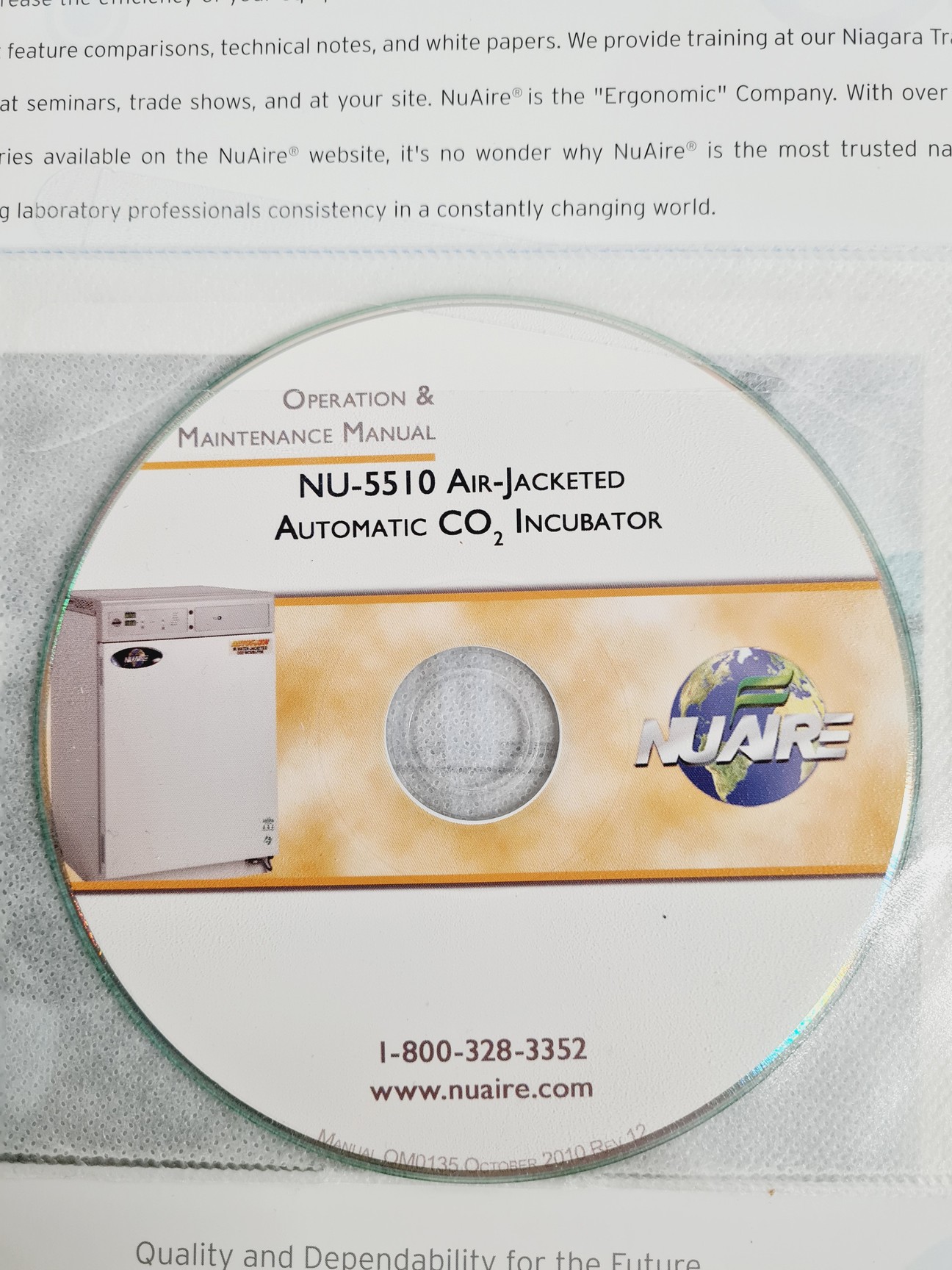 Image of Nuaire Model: NU-5510E Co2 Incubator Lab