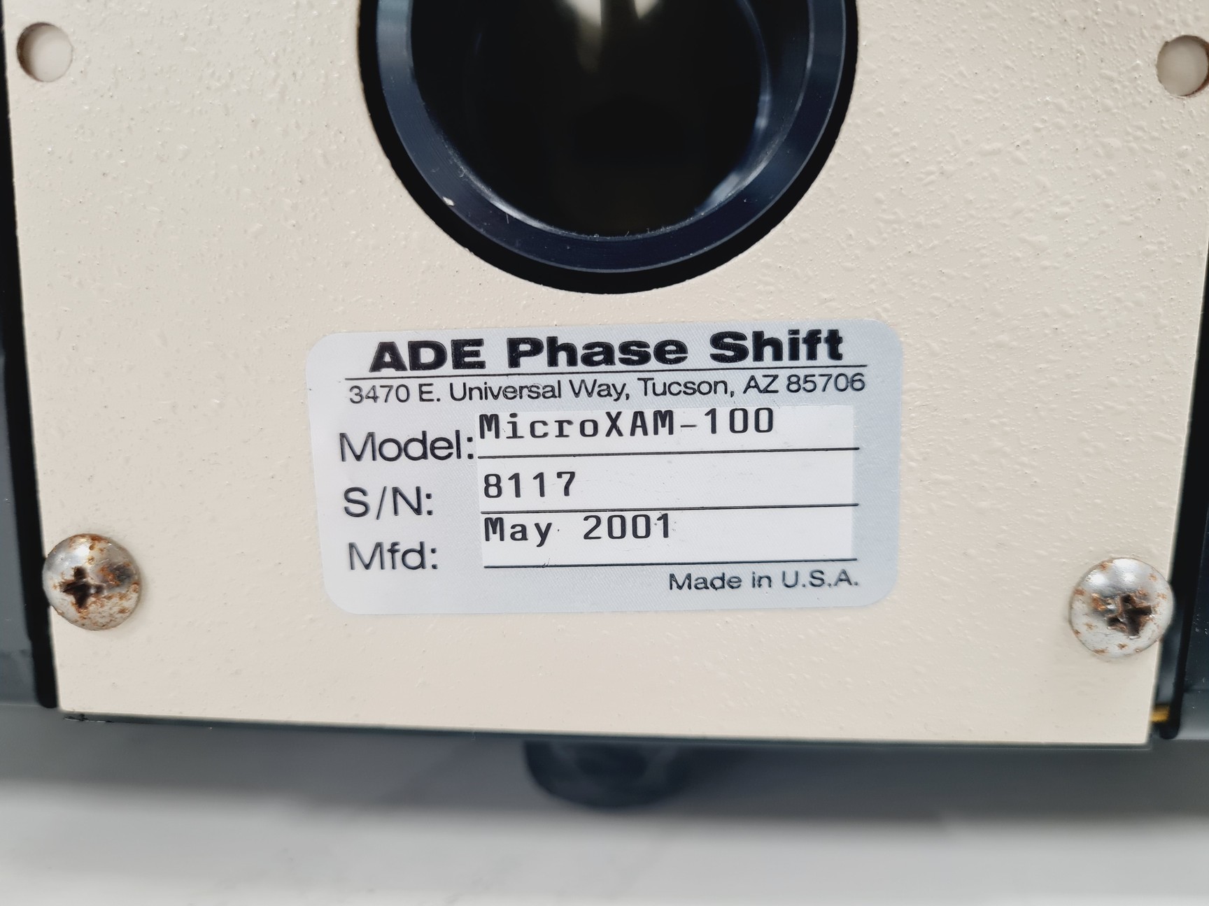 Image of ADE Phase Shift MicroXAM-100 Surface Profile Mapping Microscope Lab Faulty