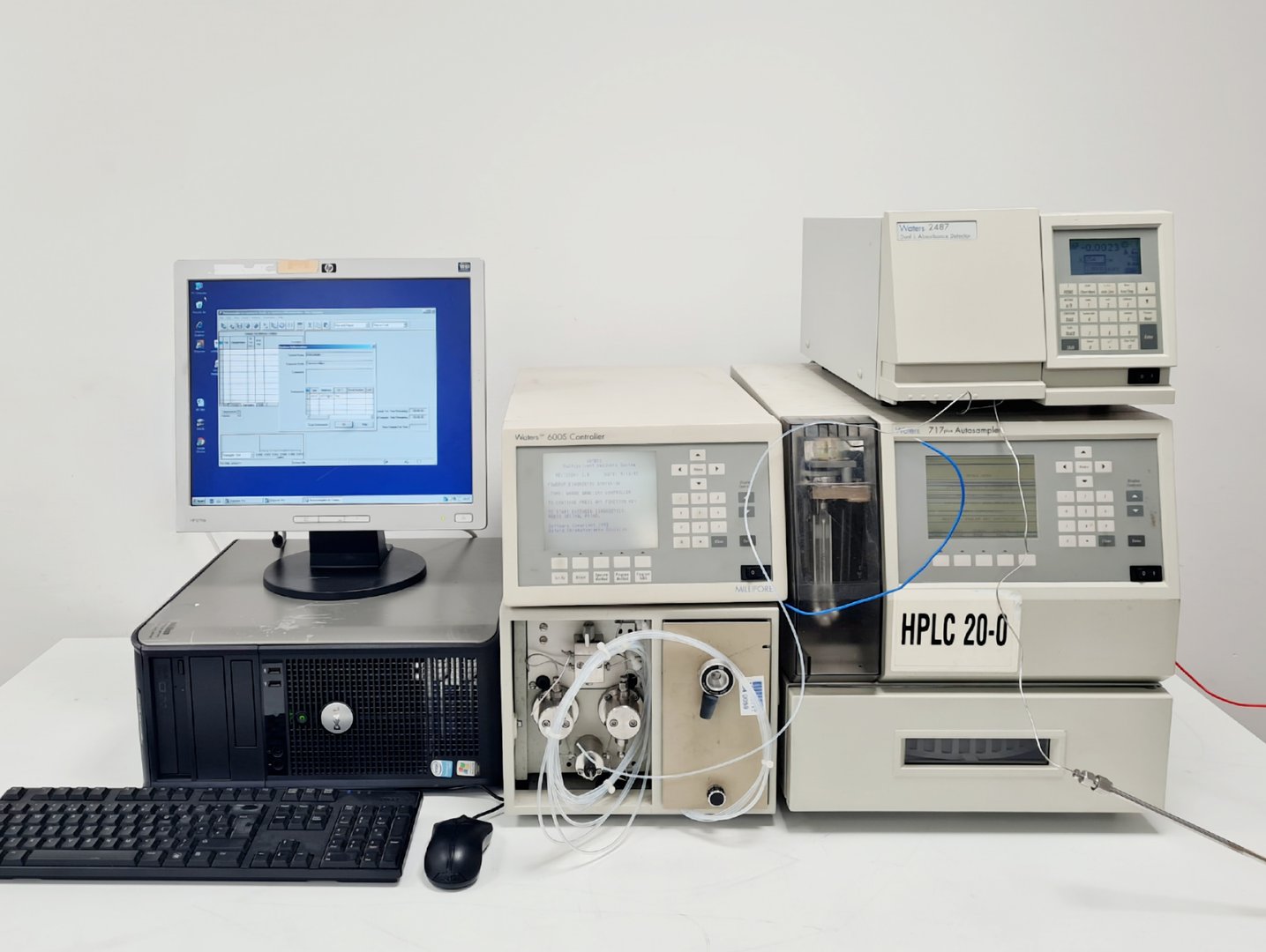 Image of Waters HPLC System Including 2487 Detector, 717 Autosampler, 600S Controller 