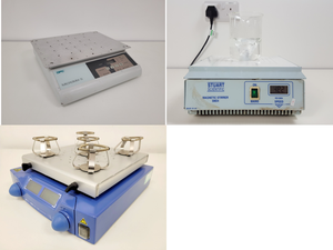 Thumbnail image of Job lot of Laboratory Shakers and Magnetic Stirrers - Stuart, VWR, Techne, IKA 