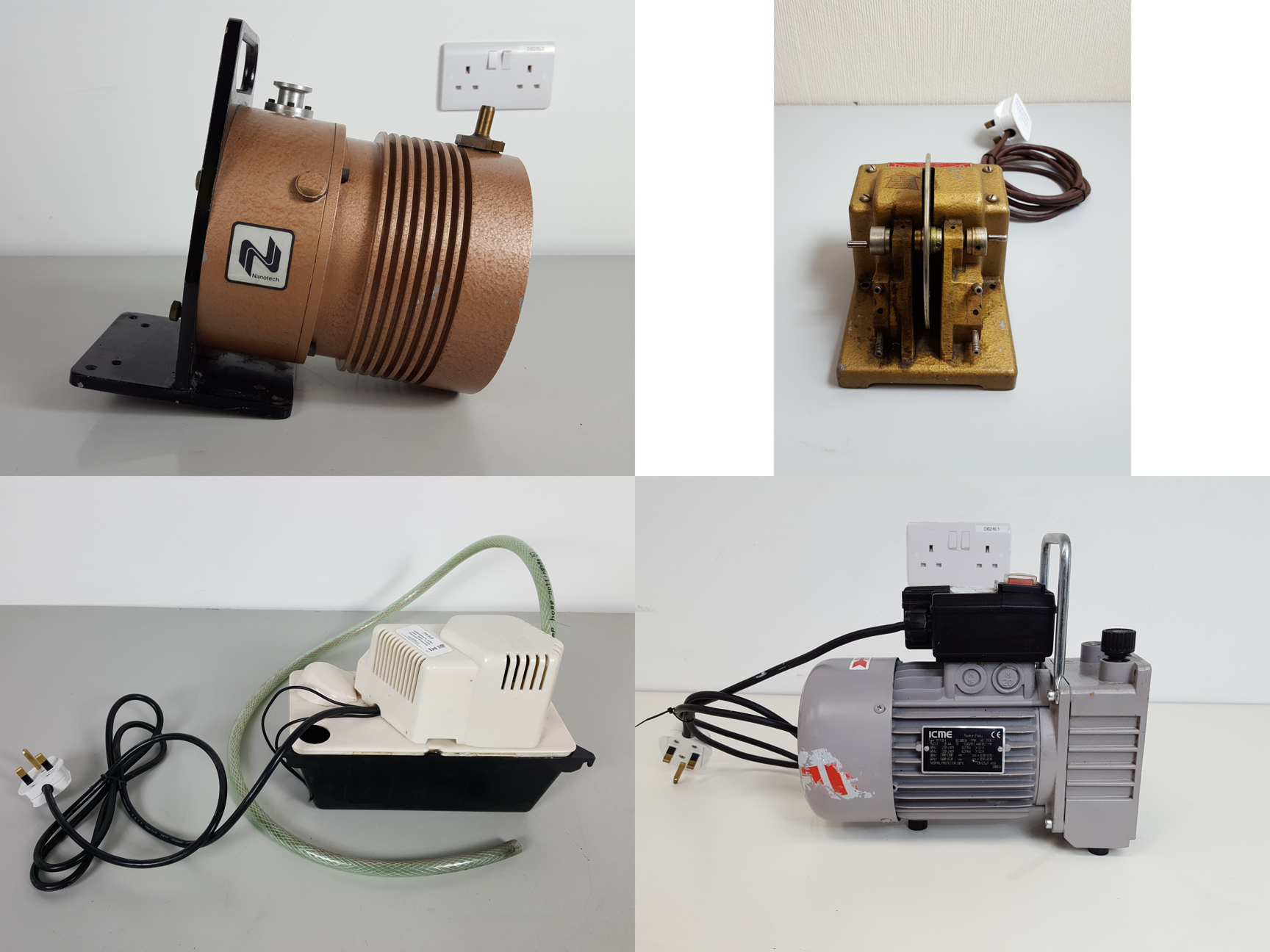 Image of Lot of Laboratory Vacuum Pumps, Gauges & Accessories Lab
