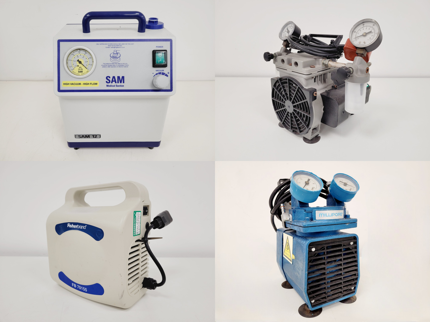 Image of Lot of Laboratory Vacuum Pumps, Gauges & Accessories Lab