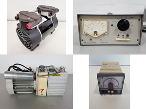 Thumbnail image of Lot of Laboratory Vacuum Pumps, Gauges & Accessories Lab