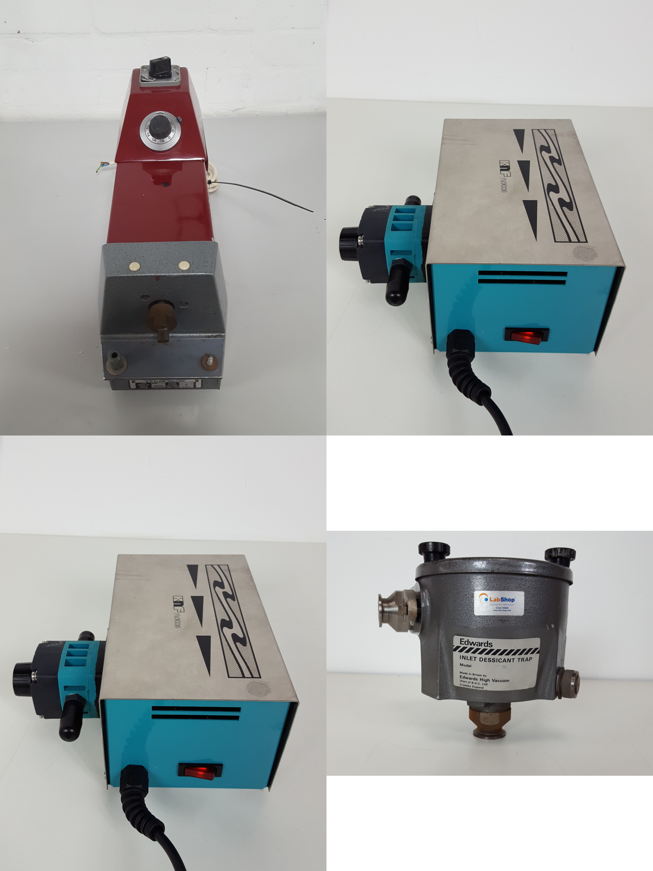 Image of Lot of Laboratory Vacuum Pumps, Accessories & Gauges - Diaphragm Peristaltic Lab