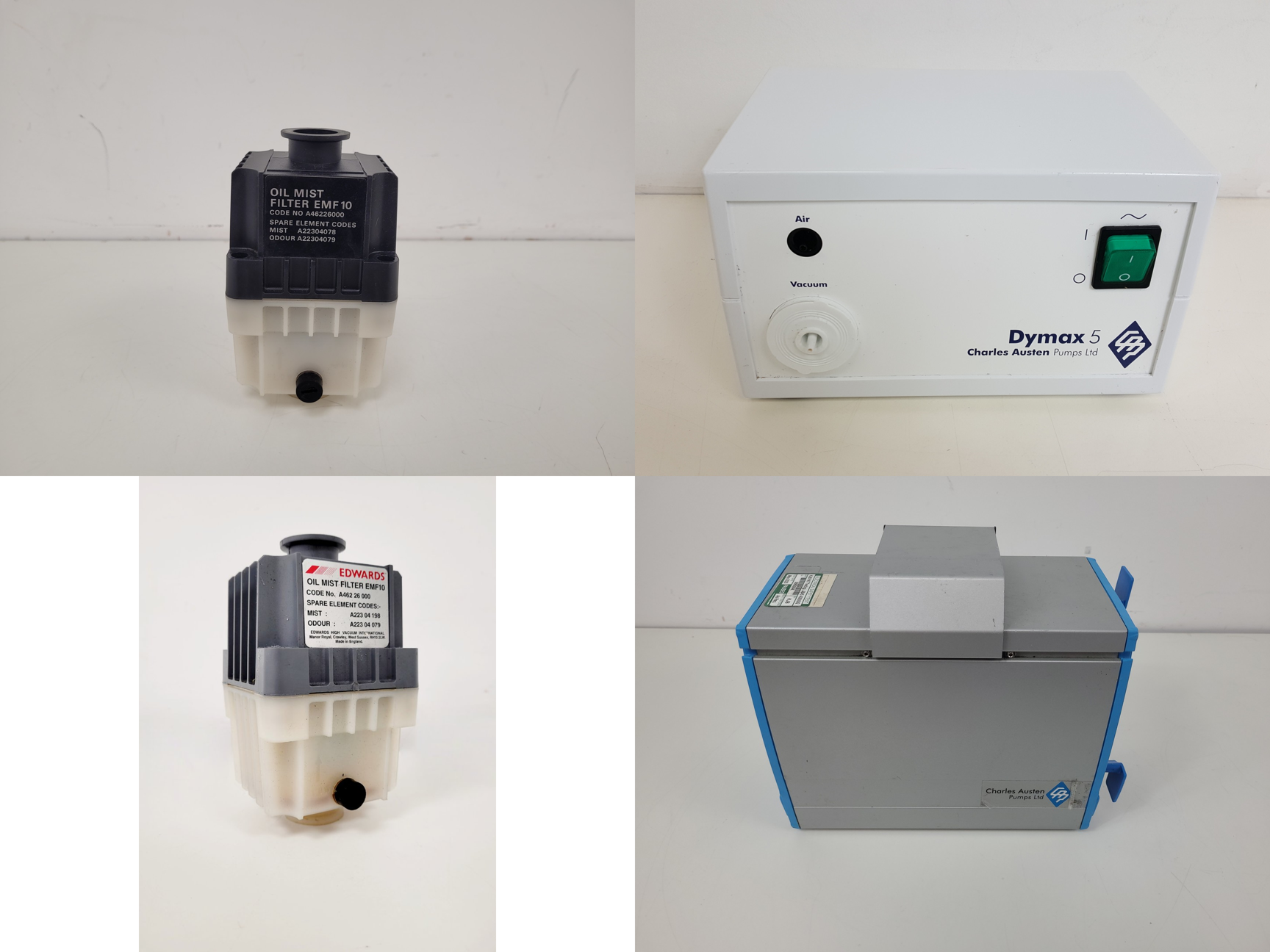 Image of Lot of Laboratory Vacuum Pumps, Accessories & Gauges - Diaphragm Peristaltic Lab