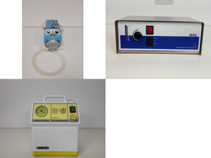Thumbnail image of Lot of Laboratory Vacuum Pumps, Accessories & Gauges - Diaphragm Peristaltic Lab