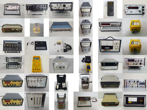 Thumbnail image of Lot of Electrical Engineering Meters & Signal Generators Lab