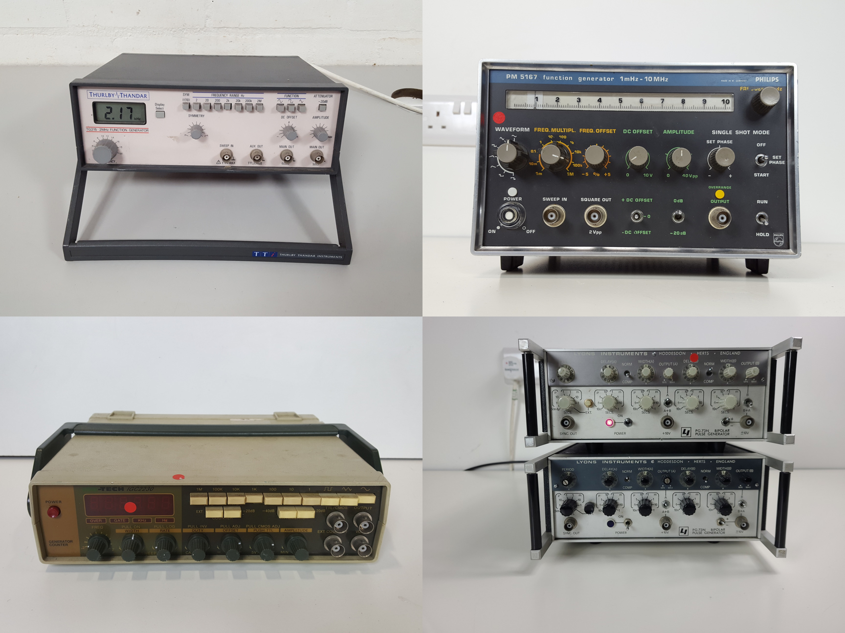 Image of Lot of Electrical Engineering Meters & Signal Generators Lab