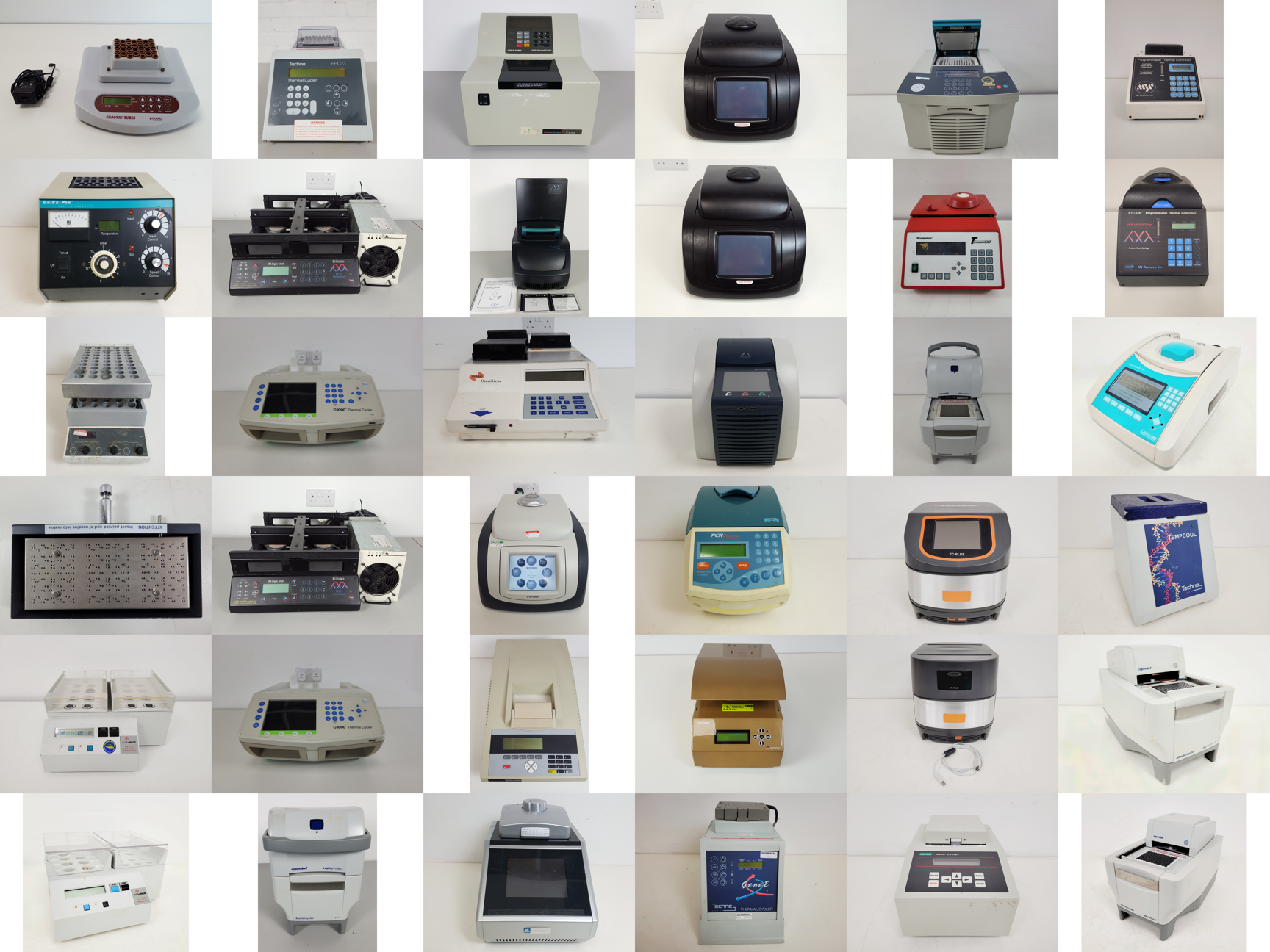Image of Job Lot of Laboratory Thermal Cyclers and Dry Block Heaters - Techne, Hybaid Lab
