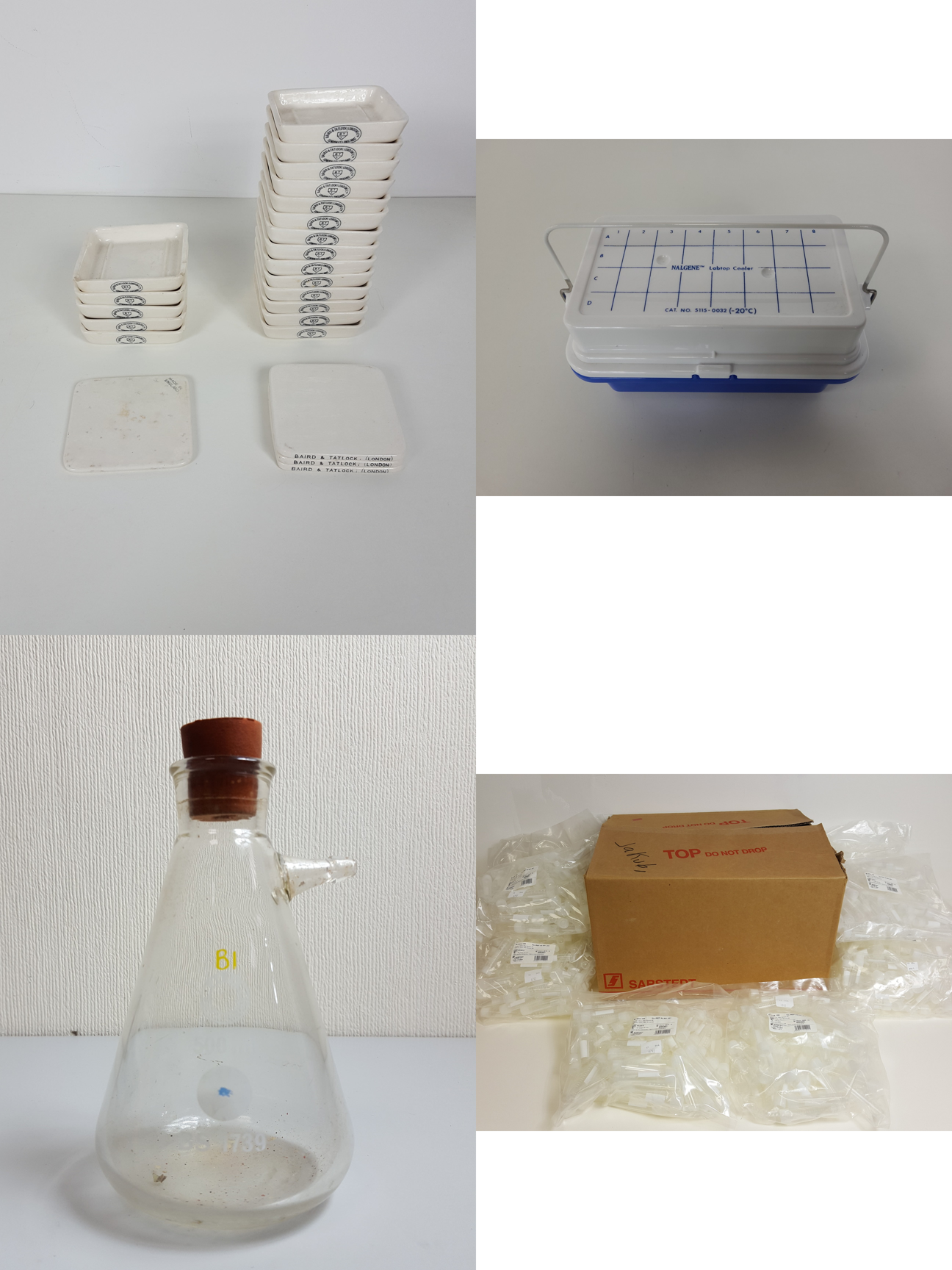 Image of Large Job Lot of Laboratory Glassware, Plasticware & Consumables Lab