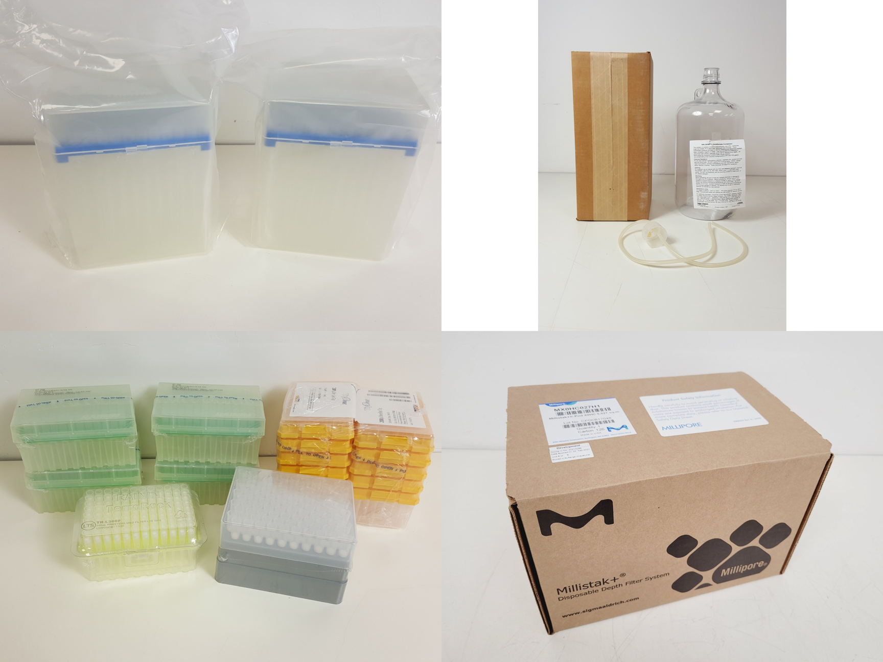 Image of Large Job Lot of Laboratory Glassware, Plasticware & Consumables Lab