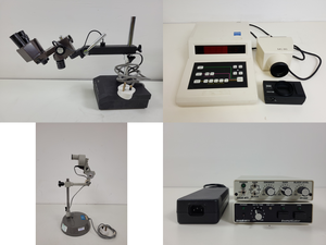 Thumbnail image of Job Lot of Microscopes, Light Sources, & Other Microscopy Equipment Lab
