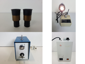 Thumbnail image of Job Lot of Microscopes, Light Sources, & Other Microscopy Equipment Lab